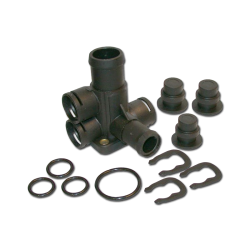 Wasserflansch Zylinderkopf VW Golf 1 Cabrio, VW Scirocco, VW Golf 2, VW Jetta 2, 037198132B