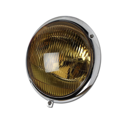 Scheinwerfer VW Käfer, Porsche 356, "liegend", gelb, 111941021A, 8195101400