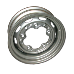 Stahlfelge, Porsche 356, Käfer, Karmann, VW T1, 5,5x15, ET15, silber