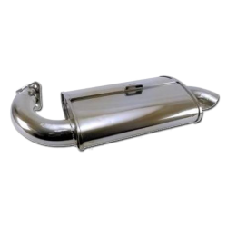 Endschalldämpfer Phat Boy VW T1, VW T2, Muffler, Edelstahl,
