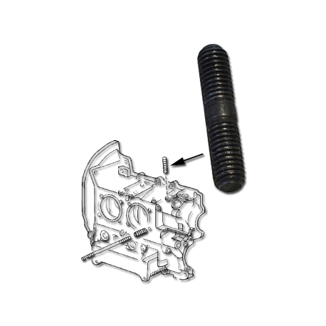 Befestigungsbolzen Vergaser, Käfer, VW T1, VW T2, N014443, N014443-12