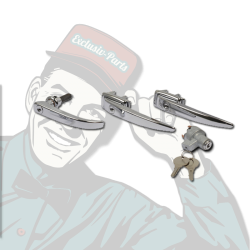 Schließgarnitur VW T1, 211898003, 211837205D, 211841635B, 211905811C, 221841631E, 221841631C