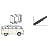 Dichtung Ausstellfenster/ Rahmen, VW T1, seitlich
