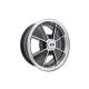 Alufelge BRM, 5.5x15, schwarz, poliert VW Käfer, VW T1, VW T2, EMPI