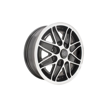 Cosmo Alufelge, 5.5x15, schwarz, poliert VW Käfer, VW T1, T2, EMPI