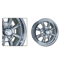 Empi GT 8 Alufelge, 5.5x15, poliert VW Käfer, VW T1, VW T2