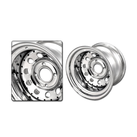 Felge MODULAR, 10x15, chrom VW Käfer, VW T1, VW T2