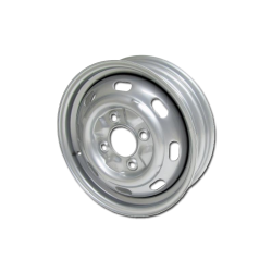 Stahlfelge VW Käfer, Karmann Ghia, silber, 111601025G