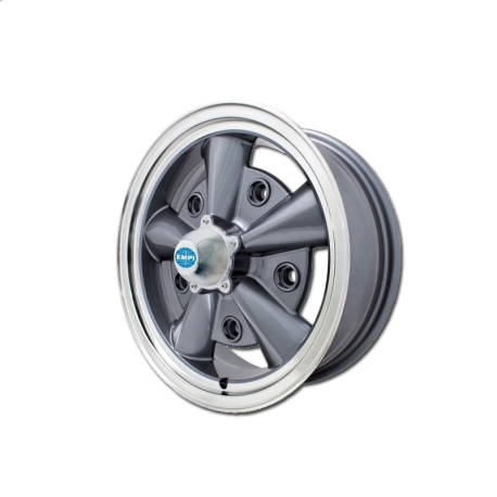 Alufelge 5-Speiche, 5.5x15, anthrazit, EMPI, VW Käfer, VW T1, VW T2