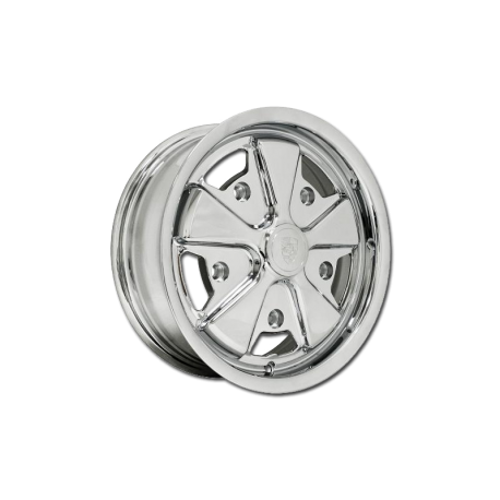 Alufelge "Fuchs", 4.5x15, chrom, Porsche 911, VW Käfer, VW T1, EMPI