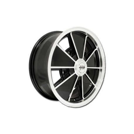 Alufelge BRM, schwarz, 5x15, Porsche 911, VW Käfer, VW T1, EMPI
