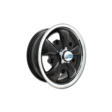 Alufelge EMPI GT5, 5.5x15, schwarz,Porsche 911, VW Käfer, VW T1, SSP