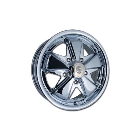 Alufelge "Fuchs", 4.5x15, chrom, Porsche 911, VW Käfer, VW T1, EMPI
