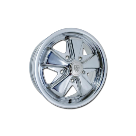 Alufelge "Fuchs", 5.5x15, chrom, Porsche 911, VW Käfer, VW T1, EMPI