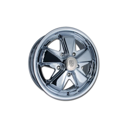 Alufelge "Fuchs", 5.5x15, chrom, Porsche 911, VW T2, EMPI