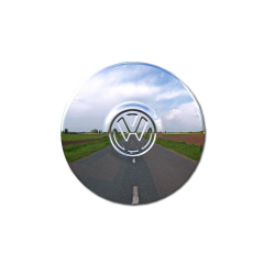 Radkappe VW Käfer, Karmann Ghia, VW T2, VW T3, chrom, NOS VW, 251601151A