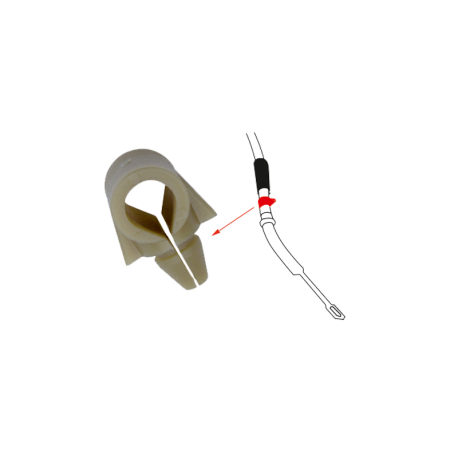 Halter Handbremsseil, Schräglenker, VW Käfer, VW T3, 251501595A