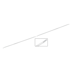 Fenstervorhangschiene VW T2, Seitenscheibe, links, 253069427