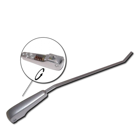 Wischerarm VW Käfer, silber, 113955407B