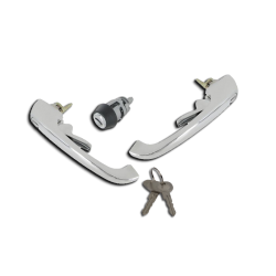 Schließgarnitur Türgriff, VW T2, VW Kübel, gleichschließend, 211837205N, 211905855B, 181905853A