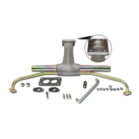 Ansaugbrücke VW Käfer, WEBER Zentralvergaser, Typ 1 Motor, EMPI