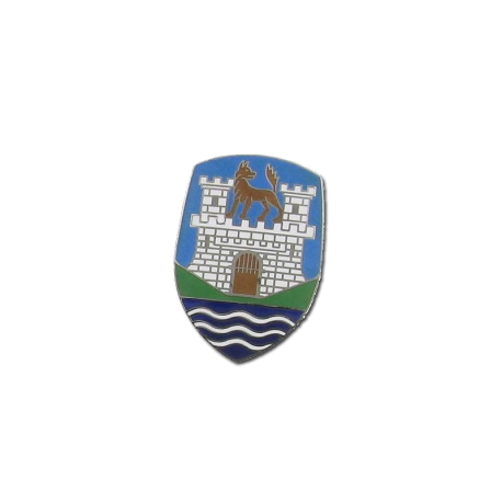 Haubenemblem VW Käfer, Wolfsburg, 113853621A
