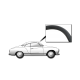 Frontscheibendichtung Karmann Ghia, 143845121D, 143845121C, 143845121A