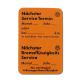 Aufkleber Service Termin VW Käfer, VW T1, VW T2, VW Golf, VW Jetta, VW Caddy, ZCP902672