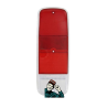 Rückleuchtenglas VW T2, rot /weiß, 08/71 -