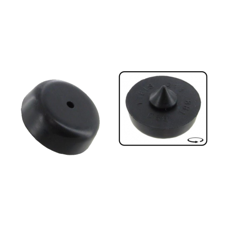 Gummipuffer Sitzbank VW T1, VW T2, VW T3, vorn, rund, 211881895