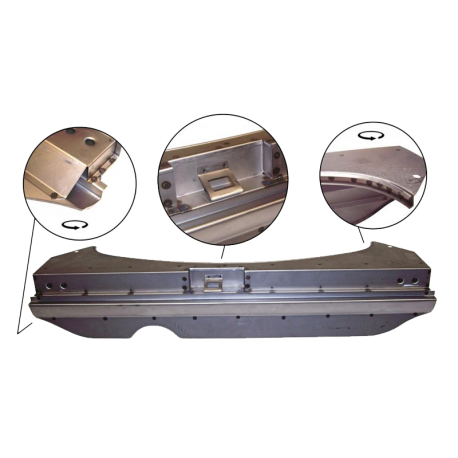 Abschlussblech VW T1, hinten, 211813175B