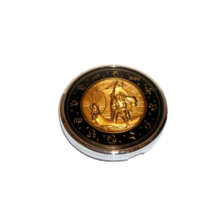 Hupenknopf VW Käfer, St. Christopher, 113415669BG, FLAT4