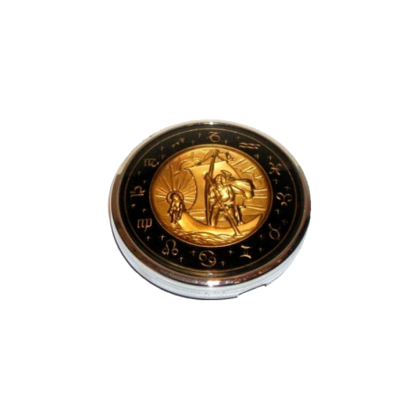 Hupenknopf VW Käfer, St. Christopher, 113415669BG, FLAT4