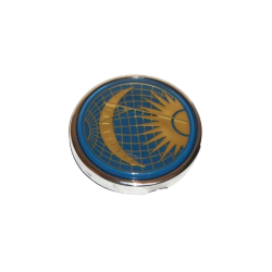 Hupenknopf VW Käfer, Sonne und Mond, 113415669BG, FLAT4