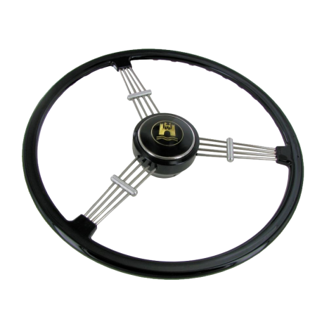 Lenkrad VW Käfer, Karmann Ghia, EMPI, Banjo, schwarz