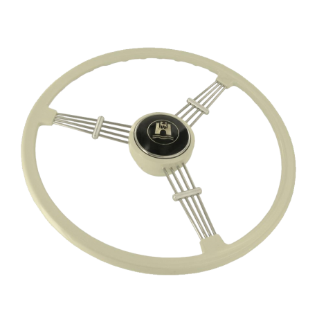 Lenkrad VW Käfer, Karmann Ghia, EMPI, Banjo, beige