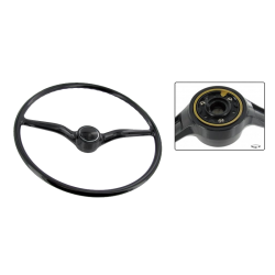 Lenkrad VW T2, schwarz, 211415655B, 211415651G