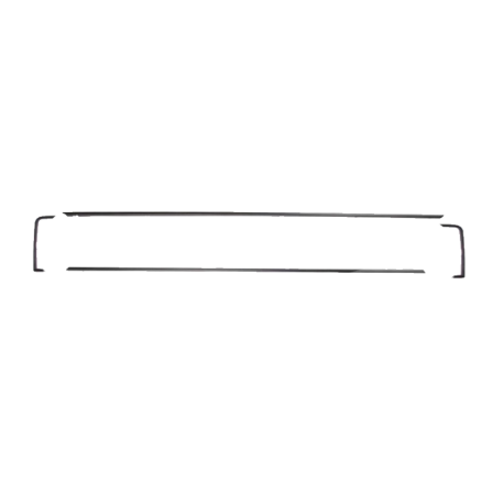 Zierleisten Chrom Frontgrill VW Golf 1, Caddy 1, schwarz, 171898677, 171898800C