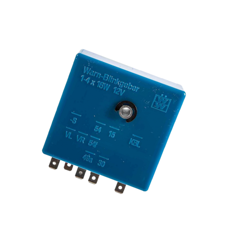 Blinkerrelais VW Käfer, VW T1, VW T2, mit Warnblinkanlage, 12V, 211953227B