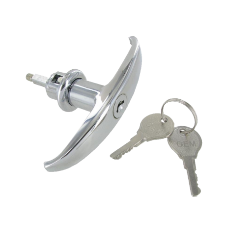 Heckklappengriff VW T1, chrom, 211829231A