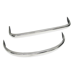 Stoßstange VW T1 vorn, Stoßstange hinten, edelstahl, 211707305B, 211707105B