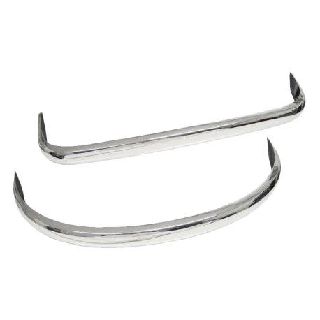 Stoßstange VW T1 vorn, Stoßstange hinten, edelstahl, 211707305B, 211707105B
