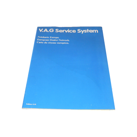 Broschüre VAG Service System, Europa