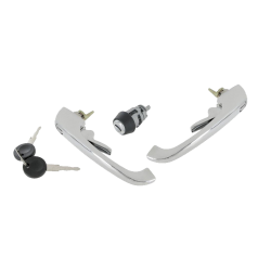 Schließgarnitur Türgriff, VW T2, VW Kübel, gleichschließend, 211837205N, 211905855B, 181905853A