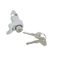 Motorklappenschloß VW T2, VW Kübel, chrom, 211827503D