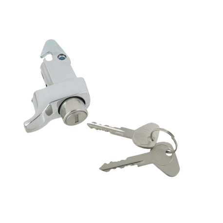 Motorklappenschloß VW T2, VW Kübel, chrom, 211827503D