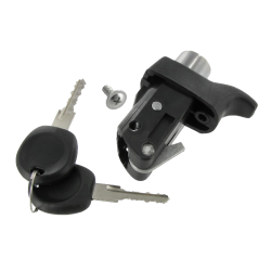 Motorklappenschloß VW T2, schwarz, 211827503L, 211827503, 211827503J