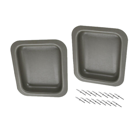 Ablage / Türtasche Türverkleidung VW T1, vorn, grau, 211867105