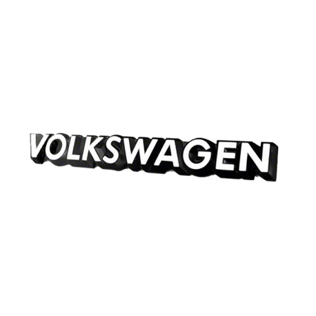 Schriftzug "Volkswagen" Heck, 321853685C, 321853685C GX2