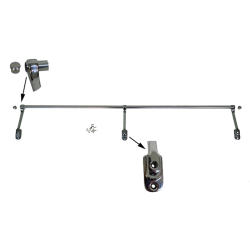 Jail Bars VW T1, VW T2, Jailbar VW T1, VW T2, Rücksitzbank, alu, 241898410